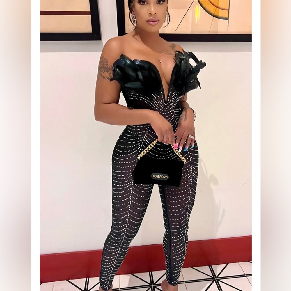 Sparkle black jumpsuit